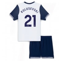 Tottenham Hotspur Dejan Kulusevski #21 Fußballbekleidung Heimtrikot Kinder 2024-25 Kurzarm (+ kurze hosen)